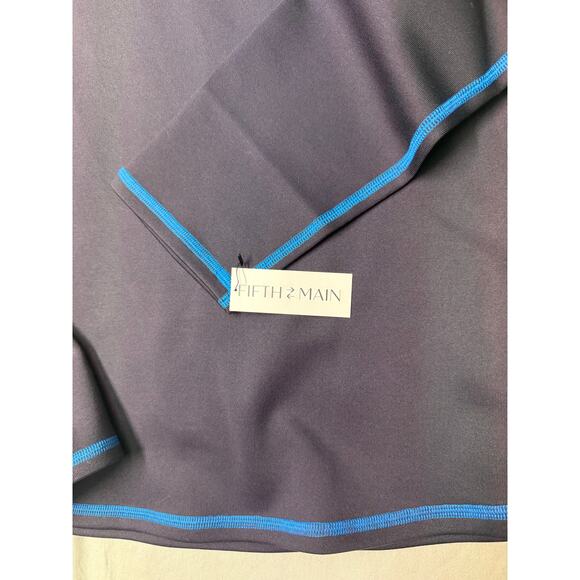 Cutter & Buck CB DryTec 50UPF Women’s size L 1/4 snap button sweatshirt navy NWT - Picture 6 of 11